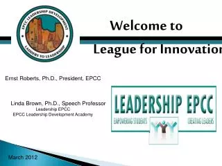 Welcome to League for Innovation