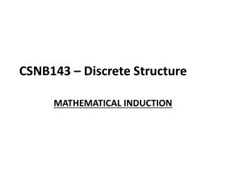csnb143 discrete structure