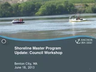 Shoreline Master Program Update: Council Workshop