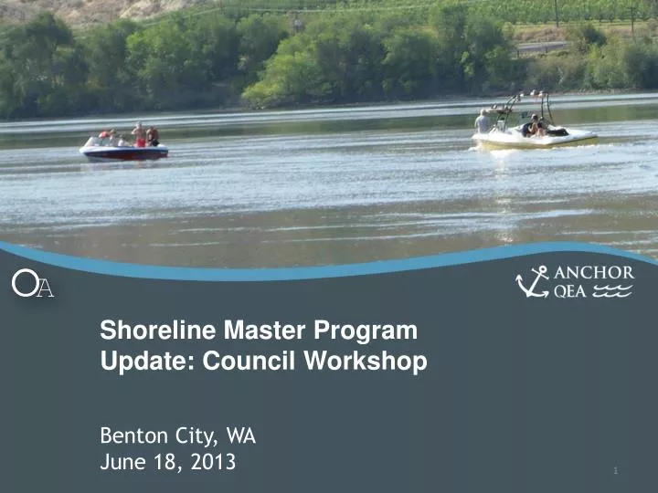 shoreline master program update council workshop