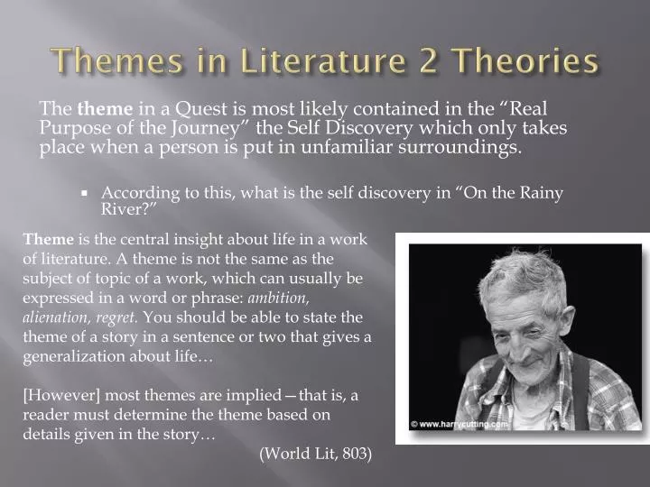 themes in literature 2 theories