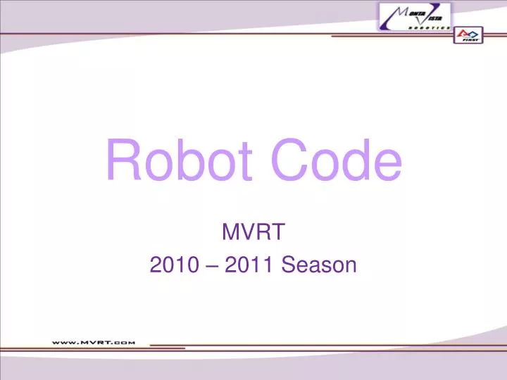 robot code