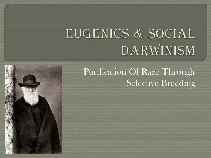 eugenics social darwinism