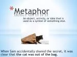 Metaphor - slide 1