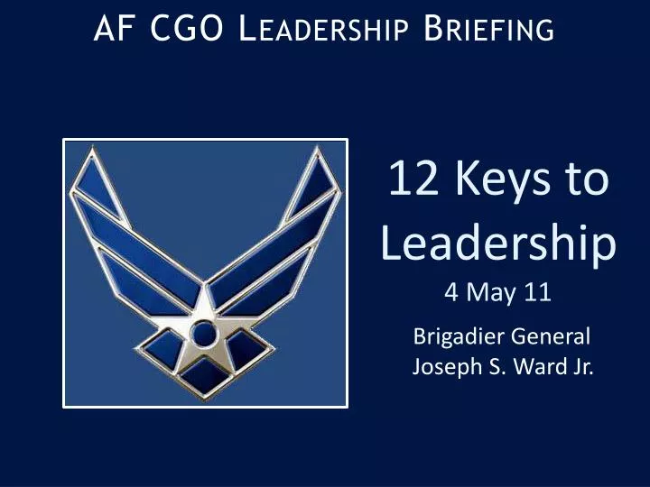 af cgo leadership briefing