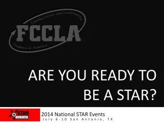 Are you ready to be a STAR?