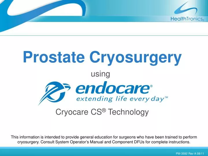 prostate cryosurgery