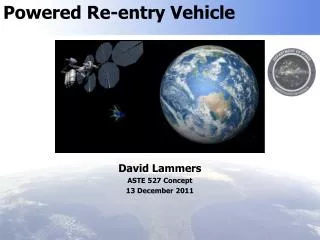 David Lammers ASTE 527 Concept 13 December 2011