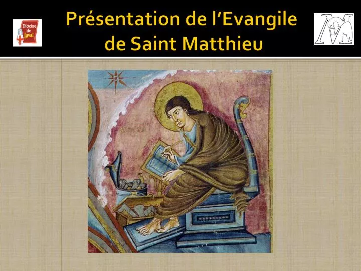 pr sentation de l evangile de saint matthieu