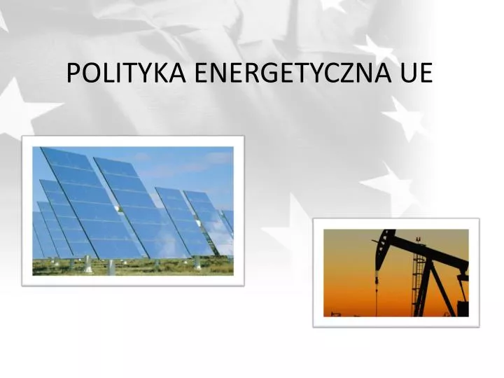 polityka energetyczna ue