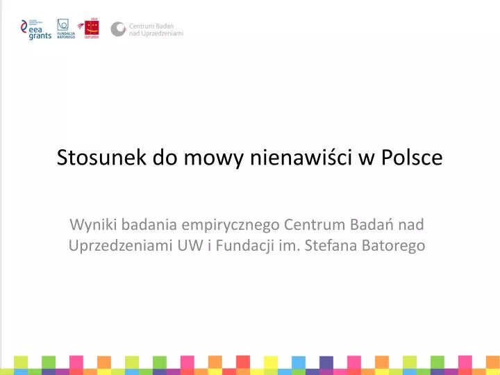 stosunek do mowy nienawi ci w polsce