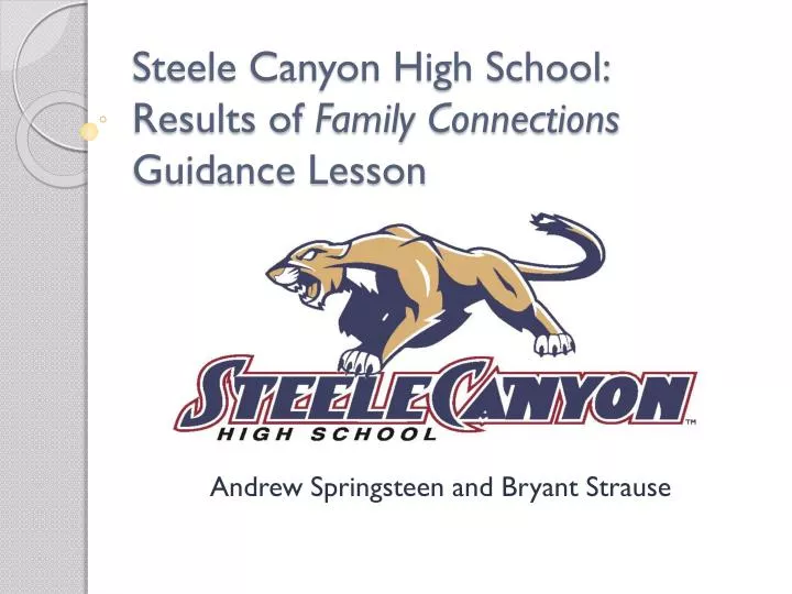 steele canyon high school results of family connections guidance lesson