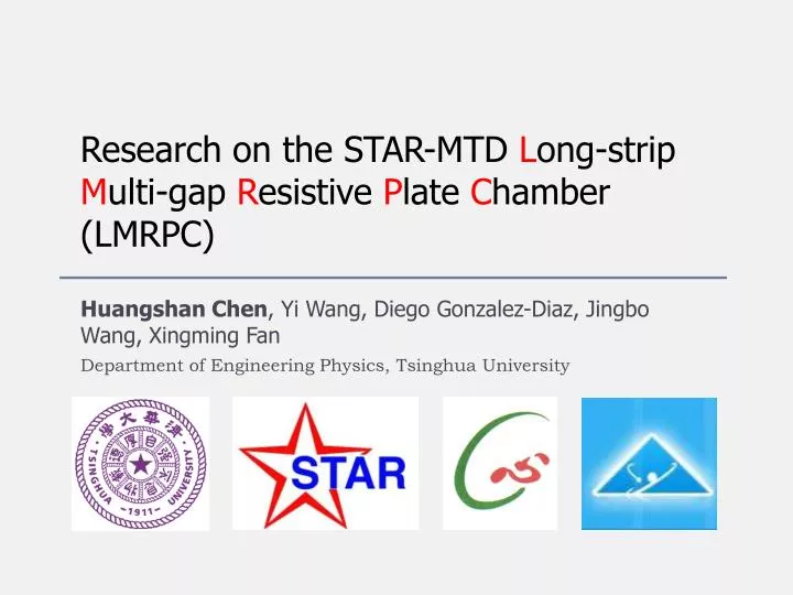 research on the star mtd l ong strip m ulti gap r esistive p late c hamber lmrpc