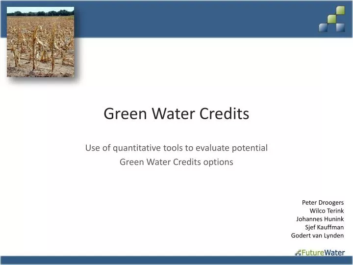 green water credits