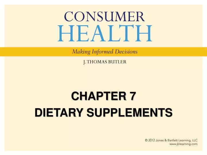 chapter 7 dietary supplements