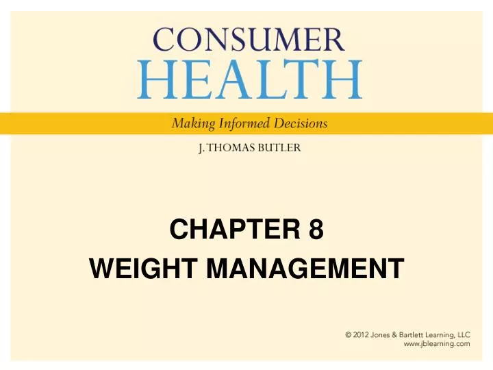 chapter 8 weight management