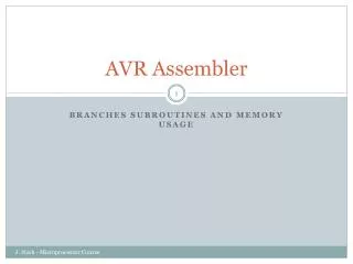 AVR Assembler
