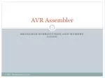 AVR Assembler - slide 1