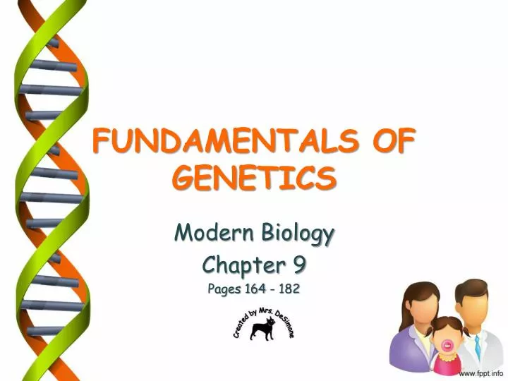 fundamentals of genetics