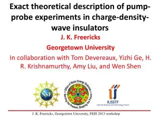 Exact theoretical description of pump-probe experiments in charge-density-wave insulators
