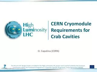 CERN Cryomodule Requirements for Crab C avities
