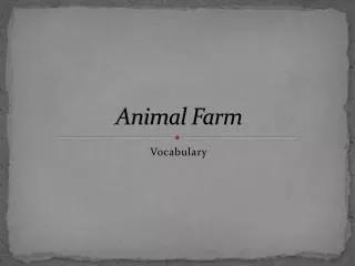 Animal Farm