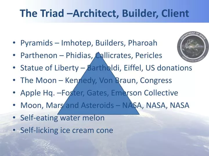 the triad architect builder client