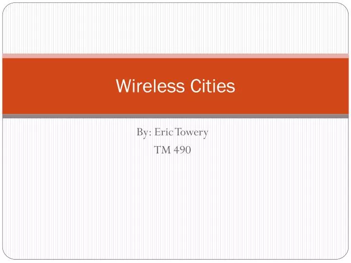 wireless cities