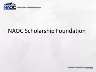 NAOC Scholarship Foundation