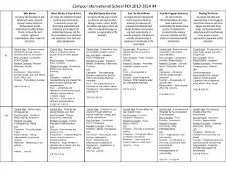 Campus International School POI 2013-2014 #4