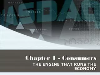 Chapter 1 - Consumers