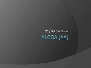 Alcoa ( aa )