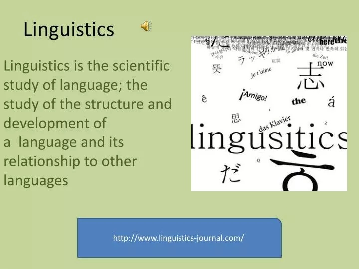 presentation in linguistics