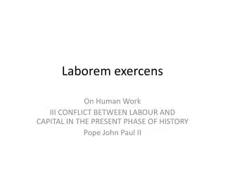 Laborem exercens