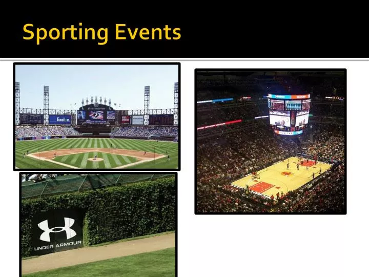 sporting events