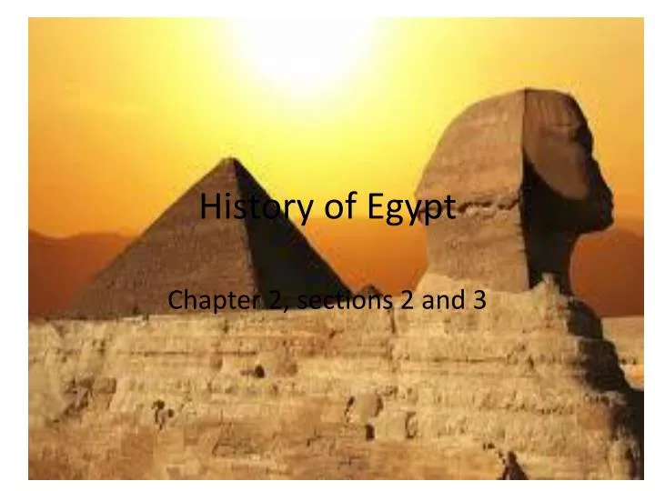 history of egypt