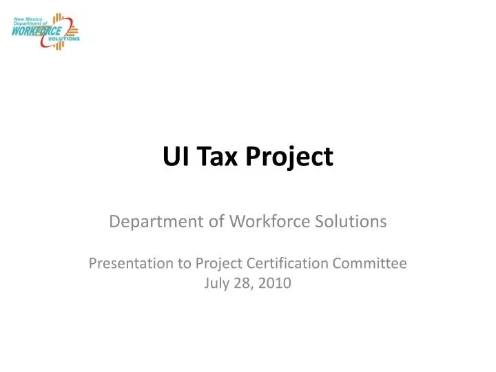 ui tax project