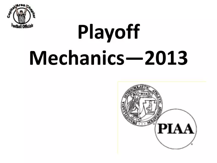playoff mechanics 2013