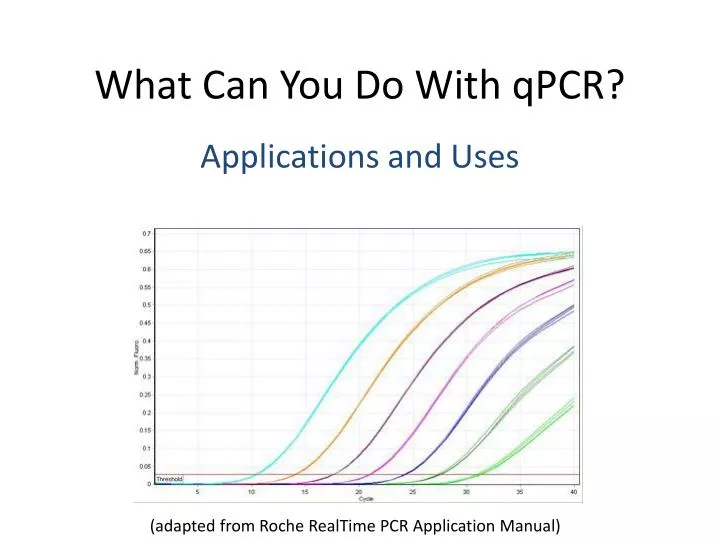 what can you do with qpcr