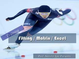 fitting matrix excel