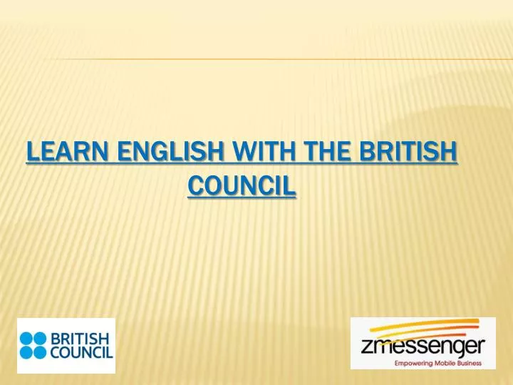 british council presentation