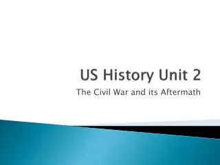 US History Unit 2