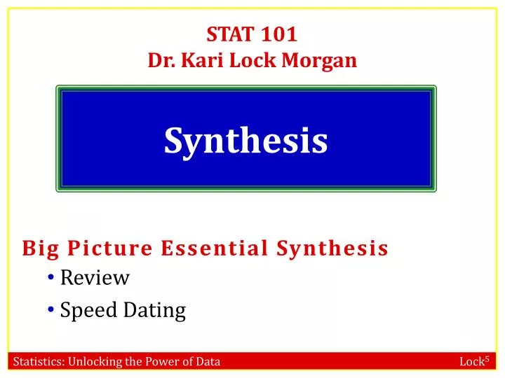 stat 101 dr kari lock morgan