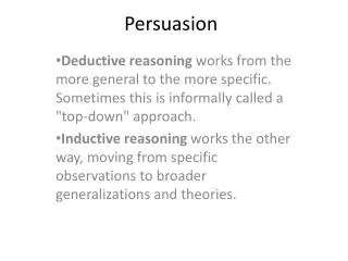 Persuasion