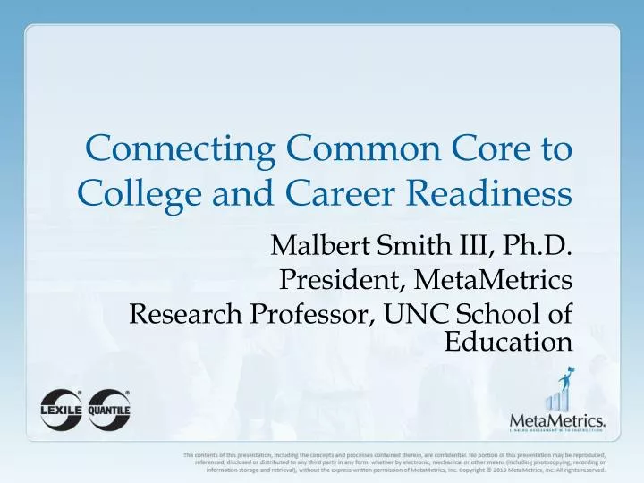 connecting common core to college and career readiness