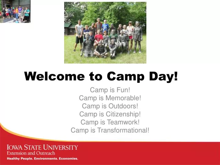 welcome to camp day