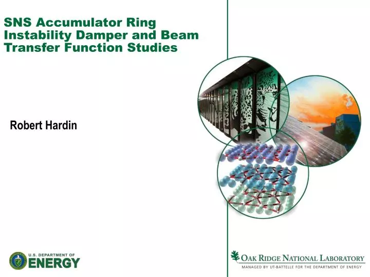 sns accumulator ring instability damper and beam transfer function studies