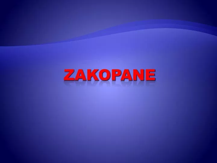 zakopane