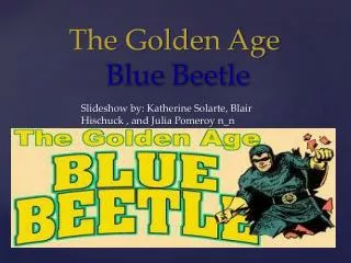 The Golden Age Blue Beetle