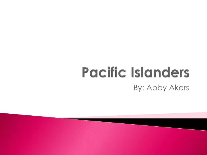 pacific islanders